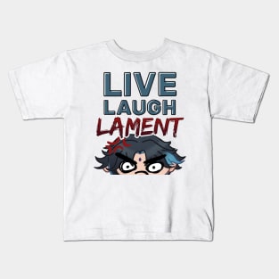 Live Laugh Lament (Xiao Genshin Impact) Kids T-Shirt